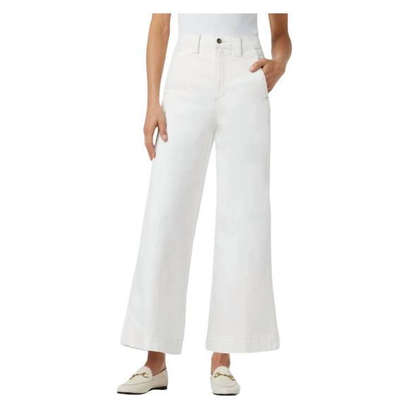 NEW JOE'S JEANS avery wide leg ankle jeans in milk - Picture 1 of 3